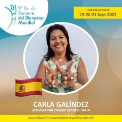 Carla Galíndez en el World Wellness Weekend 2025.