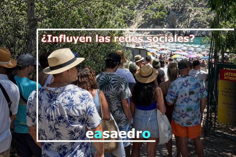 Se dice que las redes sociales influyen en la masificación del turismo, pero hay que replantearse si realmente es así.