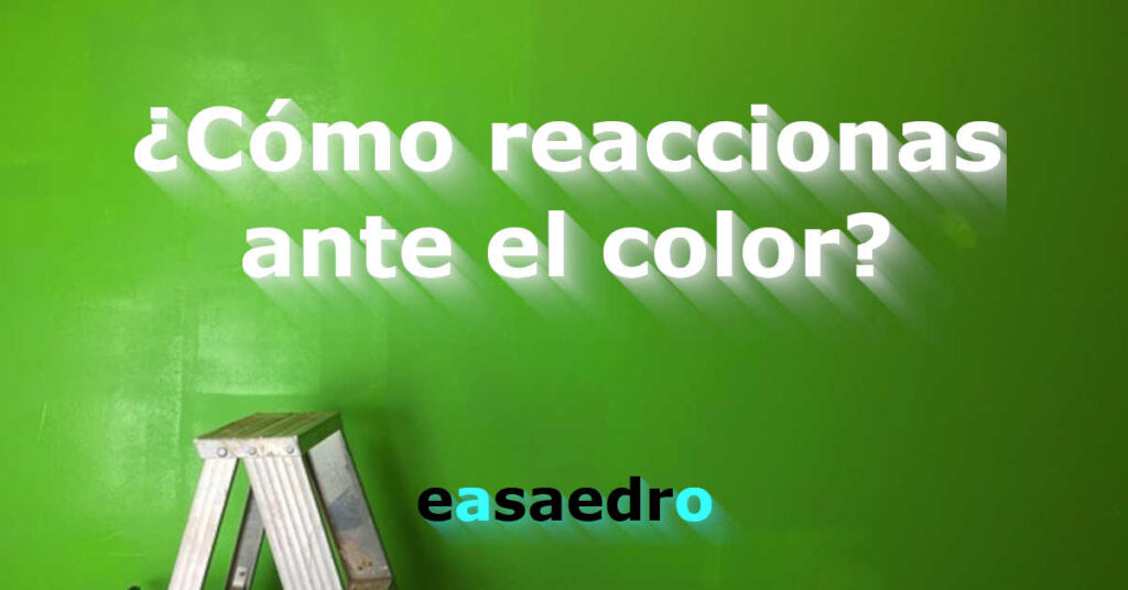 La reacción al color tiene que ver con la psicología, pero también con las vivencias personales.